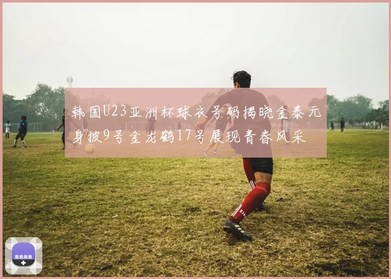韩国U23亚洲杯球衣号码揭晓金泰元身披9号金龙鹤17号展现青春风采
